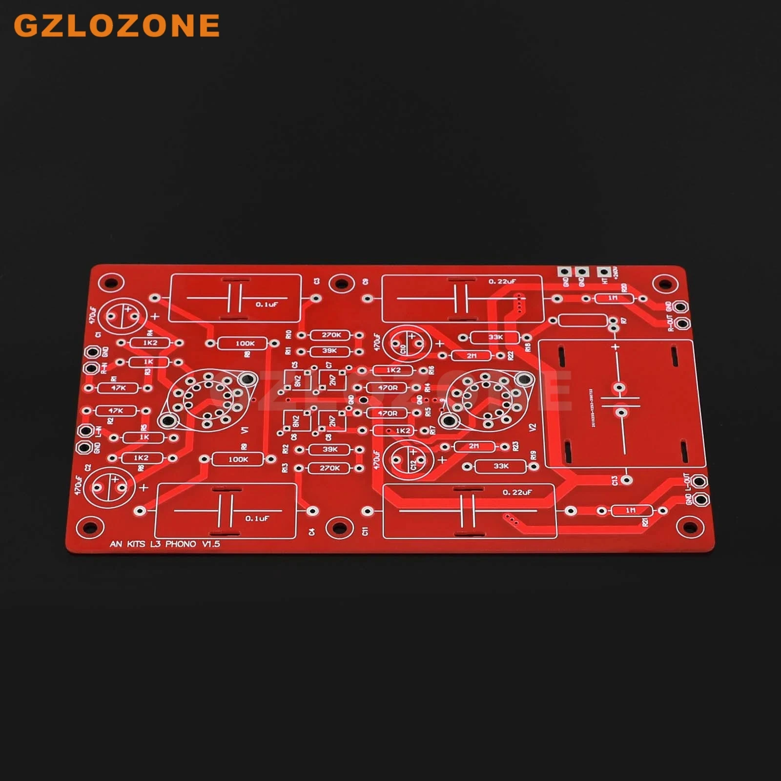 

HI-END L3 Circuit RIAA MM 12AX7/ECC83 + 6922/ECC88 трубчатый фоноусилитель, неизолированная печатная плата