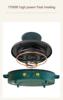 DMWD Electric Hot Pot Home Multi-function All-In-One Barbecue Machine Grill Shabu Frying Pan Smokeless Roasting Hotpot 4