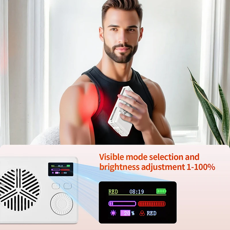 Red Infrared Light Therapy Panel LED Beauty Devices for Face and Body Back Knee Hands Feet Relax Portable 660nm 850nm Full Body