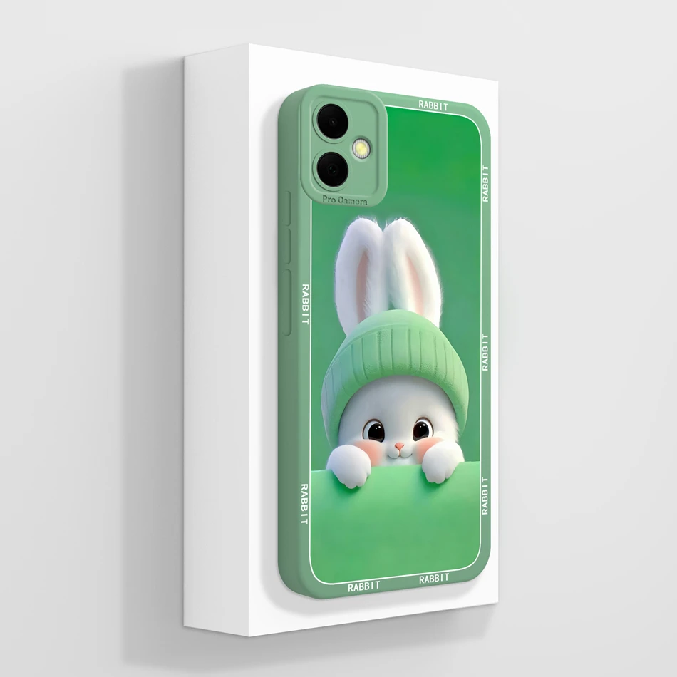 Abstract Design Soft Silicone Bumper Case with Camera Protection