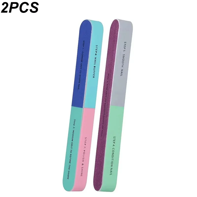 7면 네일 버퍼 파일 세트 ? 전문가용 매니큐어 광택 블록, 버핑 액세서리 및 네일 아트용 크림 도구