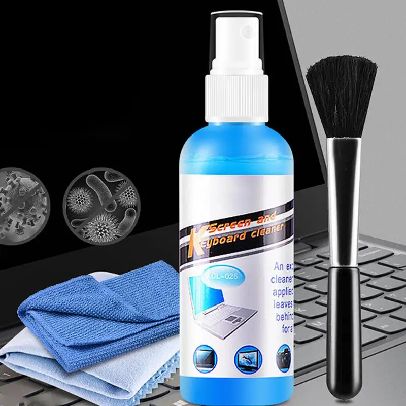 Laptop Cleaning Kit Electronics Screen Cleaner Large Size Computer Cleaning Kit Multi-Function Professional Electronic Cleaner