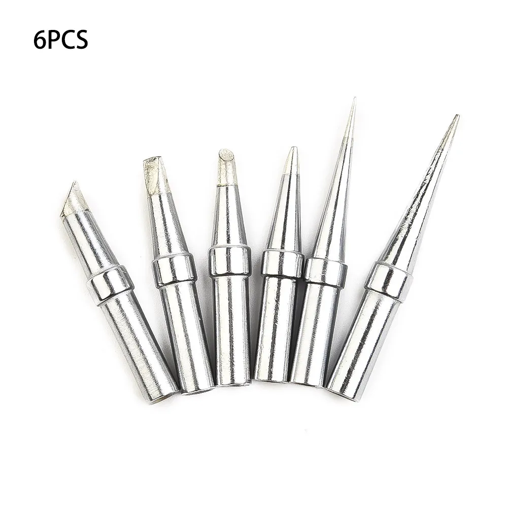 

6Pcs/Set ET Soldering Iron Tips Replacements For Weller WE1010NA WESD51 WES50/51 PES50/51 LR21 Series Solder