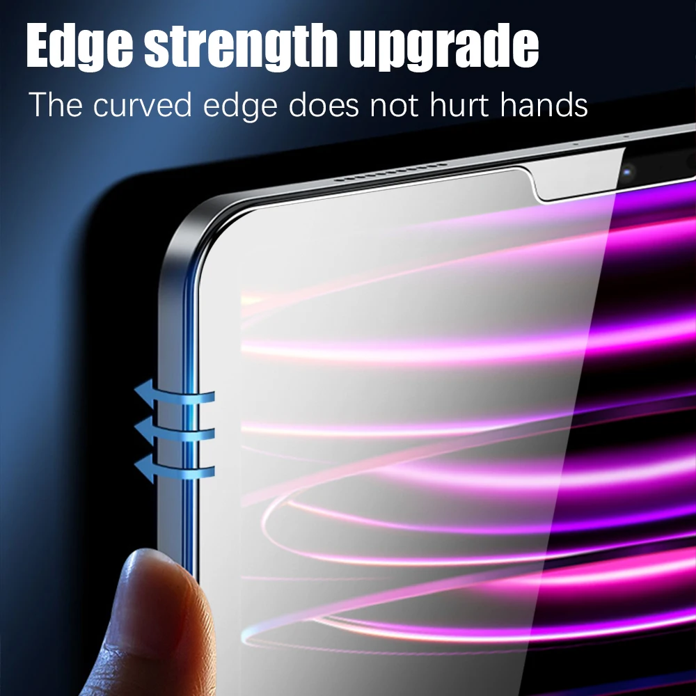 For Ipad Pro 11 12.9 6th 2022 Air 4 5 Tempered Glass Screen Protector For 9 9th 10 10th Gen Mini 6 2021 10.2 9.7 Film Accessory 6