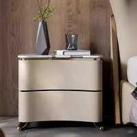 Commode de chambre à coucher, table de chevet mobile, armoire de rangement de luxe en bois pour salon, meuble de rangement Criado Mudo pour la maison 1