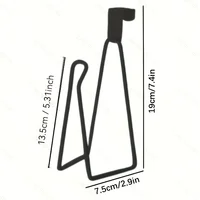 Stainless Steel Wall-Mounted Toilet Paper Holder - No Drill Space-Saving Design, Bathroom & Outdoor Storage Toilet Accessories 5