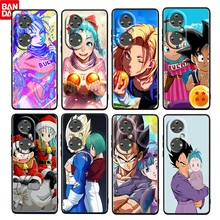 

Dragon Ball Cute Son Goku For Huawei P50 40 30 20 10 9 Lite E Mini Pro 5G Soft Silicone Black Cover Phone Case Cover Funda Coque