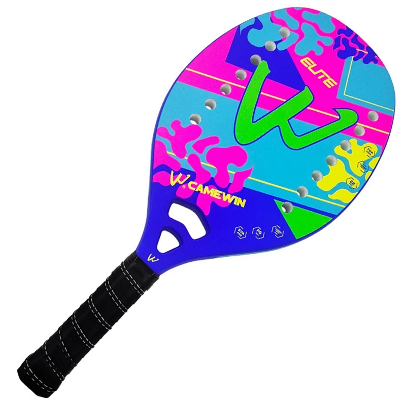 

CAMEWIN Padel Racket Beach Tennis Carbon Fiber EVA Face Tennis Paddle Racquet Racket With Padle Bag Cover