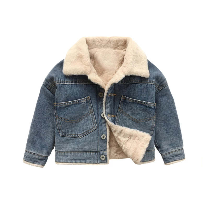 

NIGO Children's Long Sleeve Denim Jacket Casual Coat #nigo39221