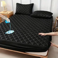 1pc Soft And Comfortable 100% Waterproof Mattress Protector, All-Season Cooling Breathable Noiseless Mattress Pad Cover, Thicken 6