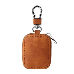 Compact Zippered Earphone Protective Sleeve - Multi - Functional Case (Brown)