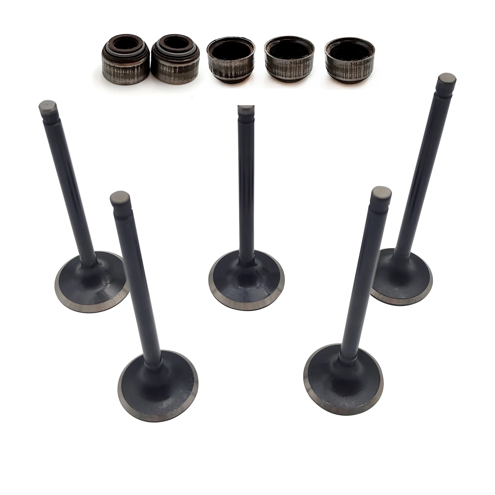 3PCS Intake And 2PCS Exhaust Valve Kit For Hisun HS 700CC ATV UTV  ERP CODE P007000147110000 P007000147210000 outdoor furniture set ty 3pcs 2pcs arm chairs 1pc coffee table rattan sofa set brown gradient