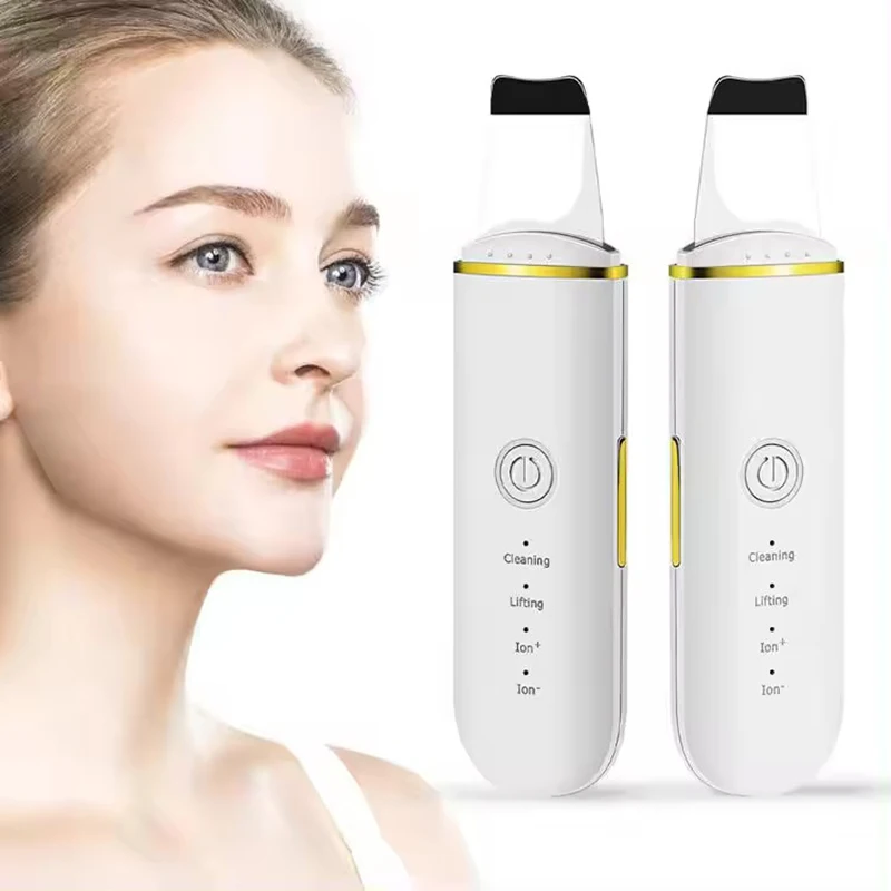 Skin Scrubber Face Spatula Pore Cleaner Blackhead Remover Tools 4 Modes