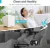 Steel Humidifier, 3L Warm Mist Humidifier, Easy Clean with Warm Steam Humidifier, Healthy Air Mist Humidifiers for Bed 3