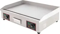 29'' Electric Countertop Griddle 3000W Commercial Electric Griddle Countertop Flat Top Grill BBQ Teppanyaki Cooking Griddle Panc 2