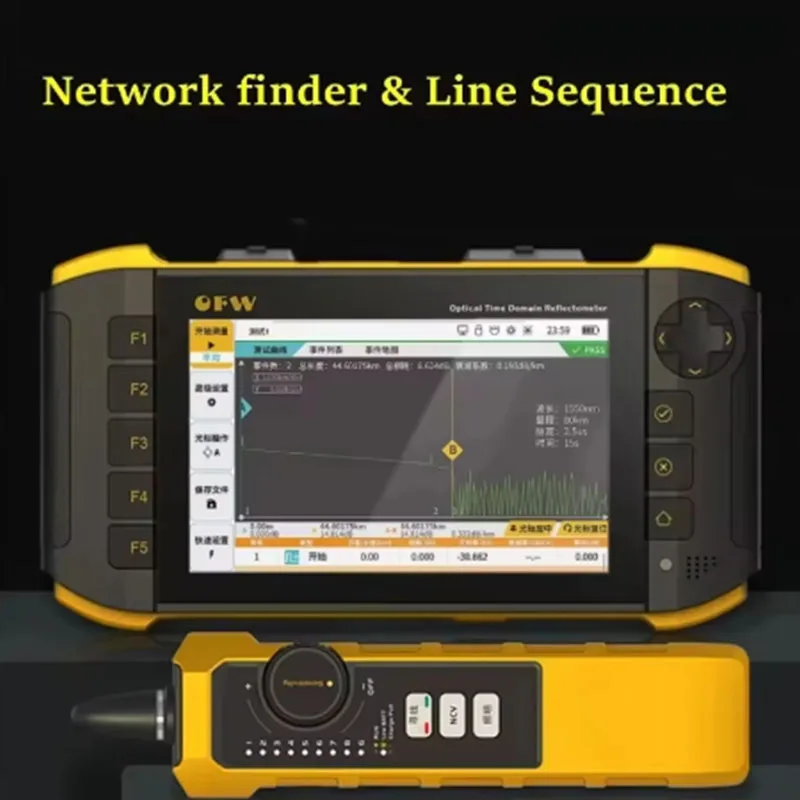 New OFW OTDR 1610nm 20dB Active Live Fiber Tester Optical Reflector Reflectometer Touch Screen OPM VFL iOLA