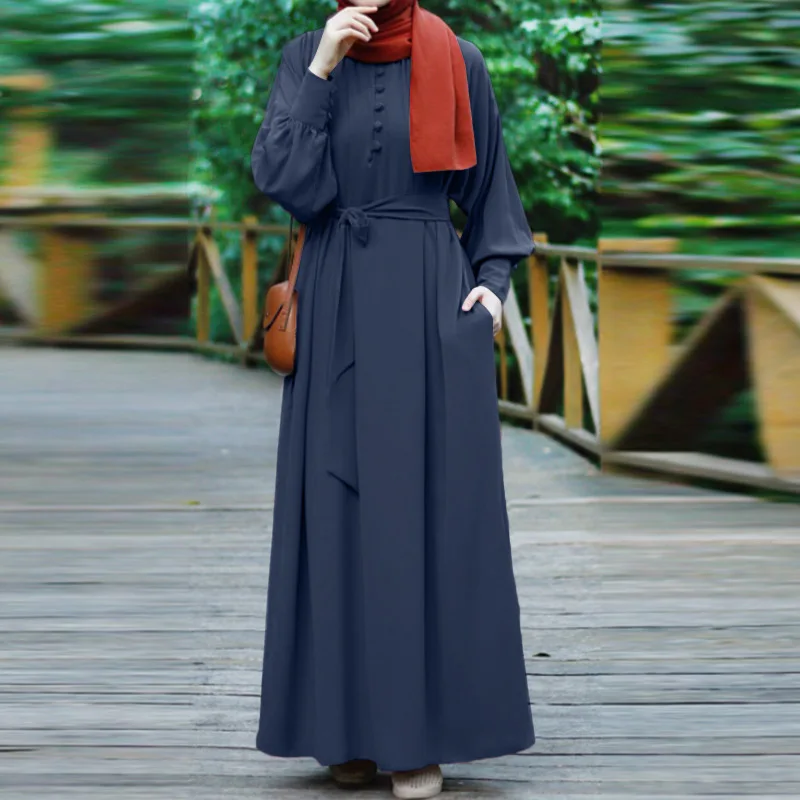 Saudi Arabic Eid Party Dress Muslim Women Abaya Elegant Long Sleeve Morocco Caftan Dubai Ramadan Abayas Vestido Kaftan Robe 2024