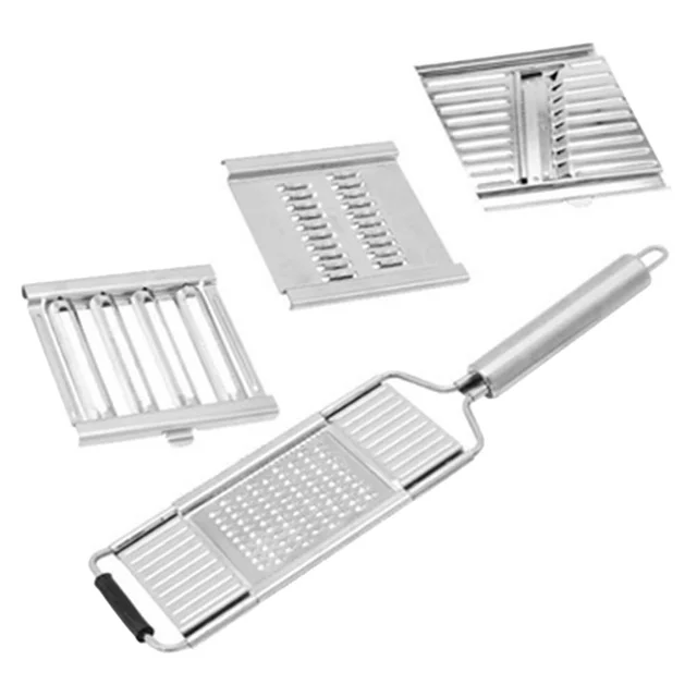 Shredder Cutter Stainless Steel Portable Manual Vegetable Slicer Easy Clean  Grater With Handle Multi Purpose Home Kitchen Tool - AliExpress