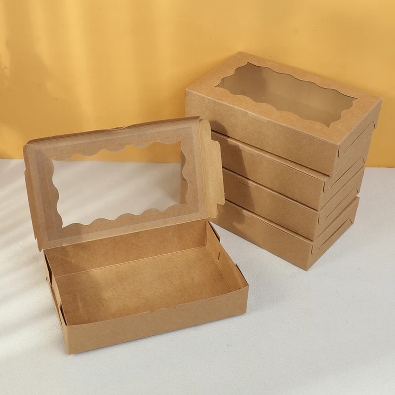 30PCS Cake Bakery Boxes with Window – Ideal for Chocolates, Candy, Desserts, Cupcakes, ... - SKU CBBW2258 - UGI Packaging