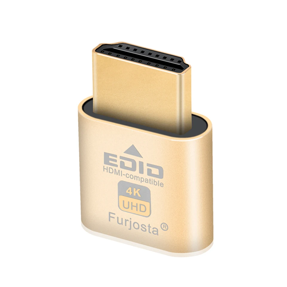 HDMI Dummy Plug Headless Display Emulator for Virtual Monitors