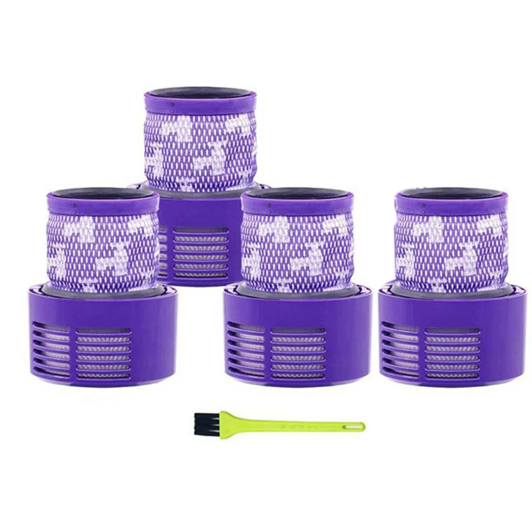 4 Pezzi Di Ricambio Filtro Per Dyson V10 Sv12 Cyclone Absolute Animal Total Clean Aspirapolvere Cordless Con Pennello
