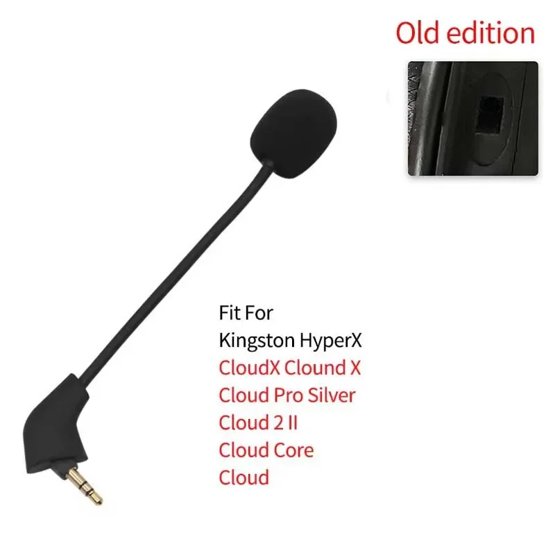Microphones For Hyperx Cloud 3 II Flight S Alpha S Revolver Flight Gaming Headphones Replacement Gaming Mic Accessories