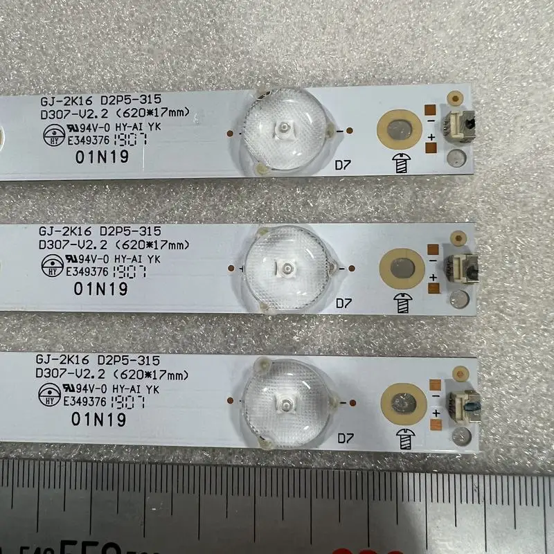 BAVALU Nuovo Kit 3 pz 7LED 615mm Striscia di Retroilluminazione A LED for LBM320P0701 FC 2 32PFK4309 TPV TPT315B5 32PFK4309 32PHS5301 TPT315B5 LB F3528 GJX320307 H