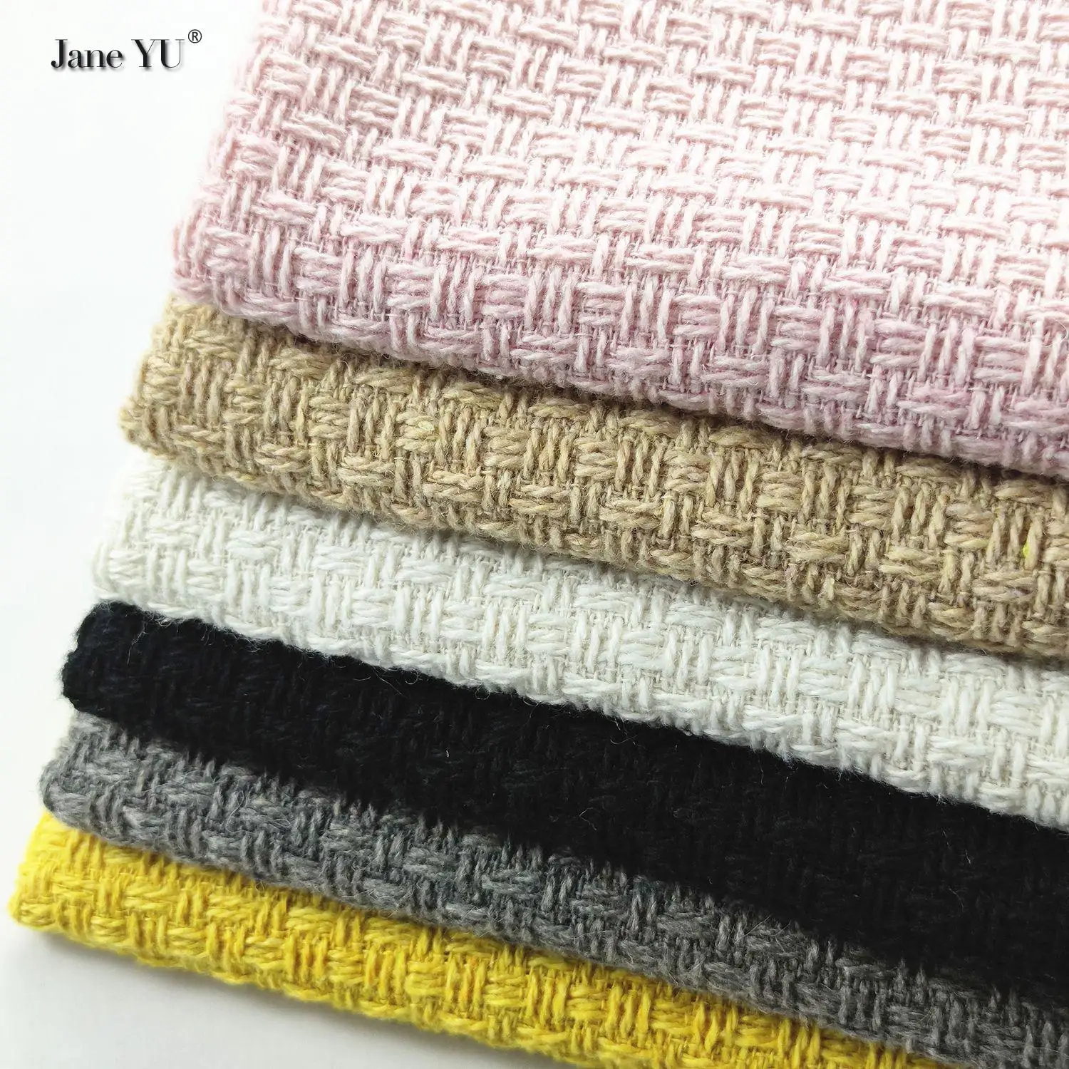 

JaneYU Spot Plain Woven Fabric Autumn And Winter Woolen Coat Shoes And Hats Pants Skirt Luggage Blanket Fashion Flannel Cloth