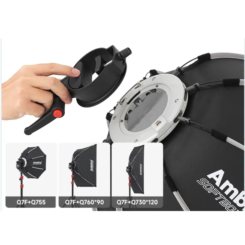 Q7B Q7F Flash Speedlight Mount or Bowens Mount Bracket for Q7 Series Quick Relea
