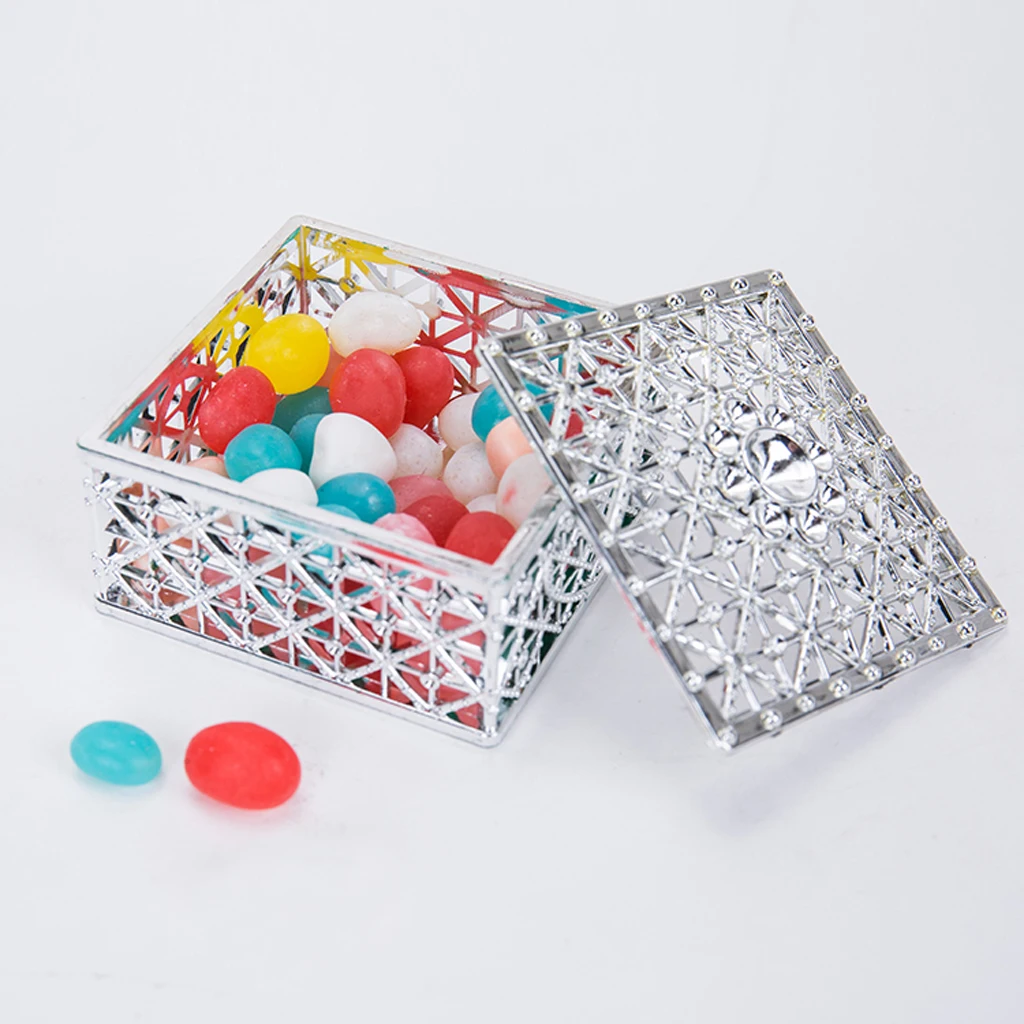 Pack of 12pcs Gridding Shape Candy Box Wedding Party Favors for Candy Chocolates Card Guests Gifts Box