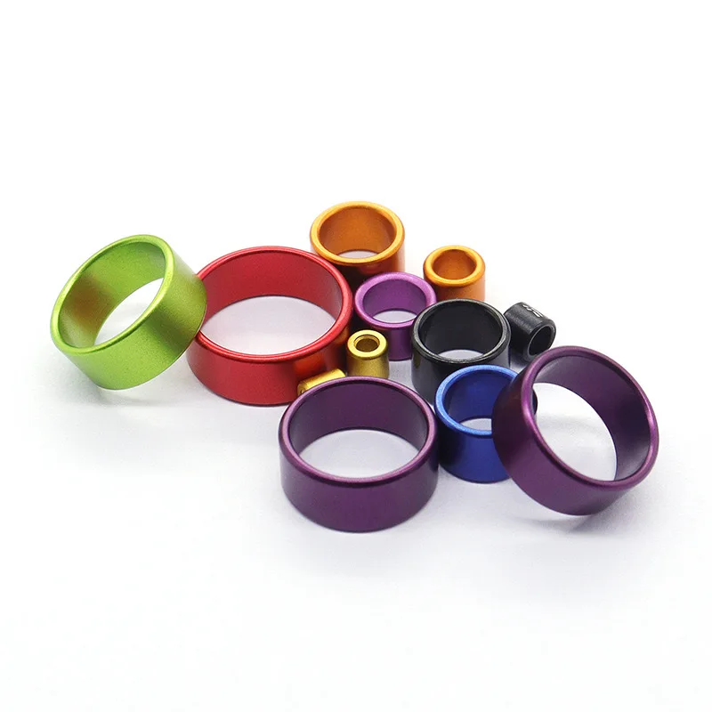 100PCS, Color & Size Customization (no engraving), unmarked large bird leg rings aluminum closed rings