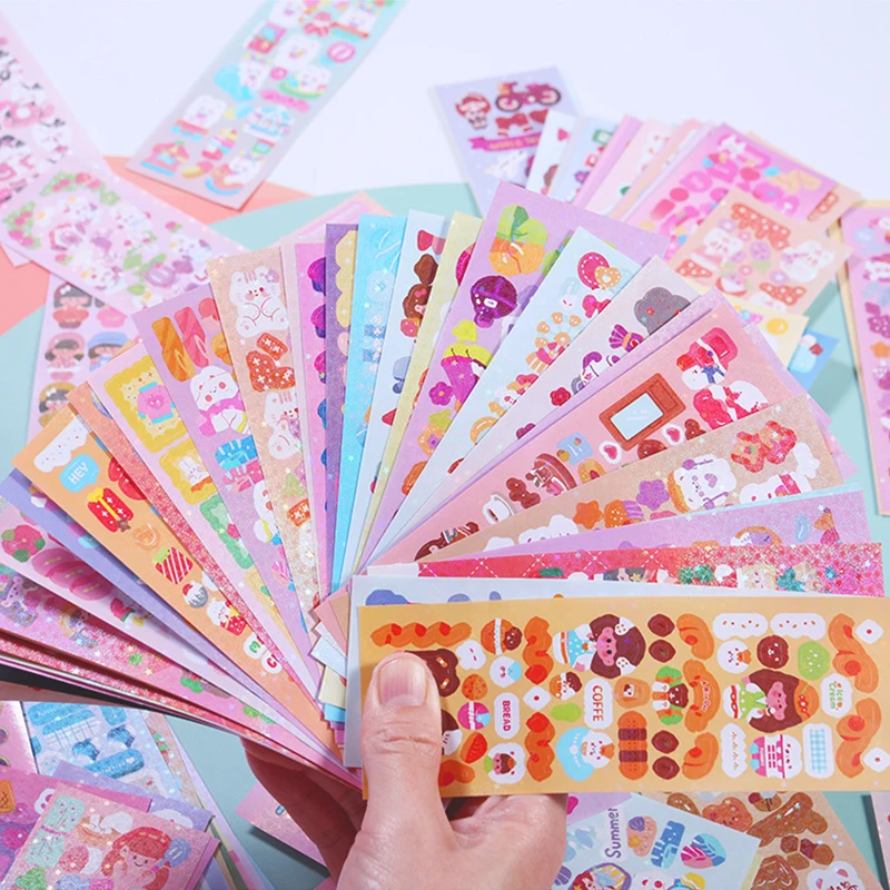 Sheet Stickers for Kids Pretty Aesthetic Cute Set Pack Handmade DIY Children 20 S05005d4744104dbaa203c51ae68772c0m