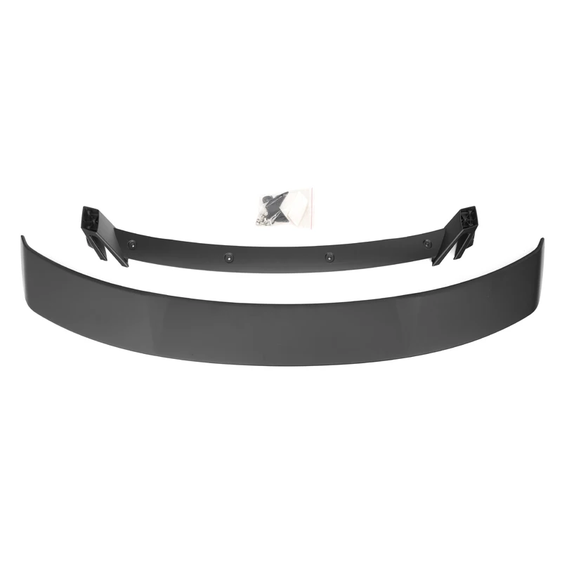 Spoiler Bagagliaio Posteriore Per Audi Tt Mk3 Tts Coupé 2015 Up Nero Opaco Abs Car Gt Wing Non Verniciato