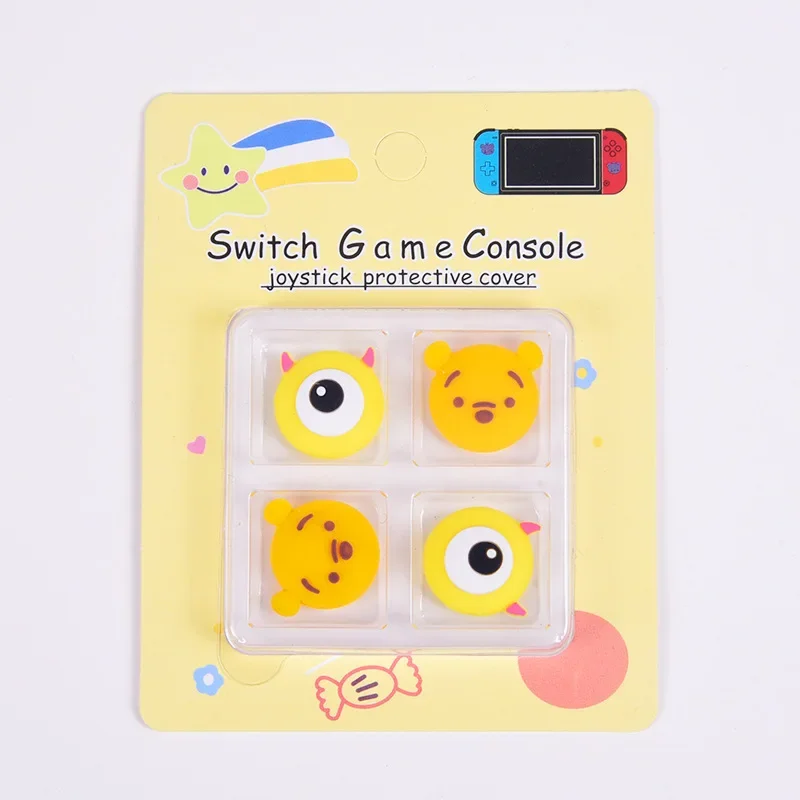 Disney Mickey Silicone Game Rocker Cover Cartoon for Nintendo Switch NS Lite Rocker Cap Protective Cover Handle Cap Gifts
