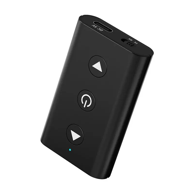 GTMEDIA A2 오디오 어댑터 블루투스 5.1 수신기 및 송신기 플러그 앤 플레이(3.5Mm 오디오 케이블 RCA 포함)