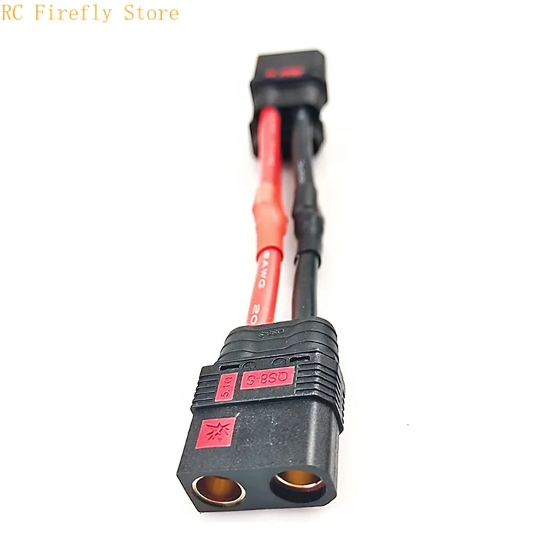 Anti Faísca Qs8-s Conector Qs8 Fêmea para Macho Paralelo y Fio Chicote de Fios Cabo Adaptador 8awg 150 mm para rc Faça Você Mesmo Peças Uav Drone