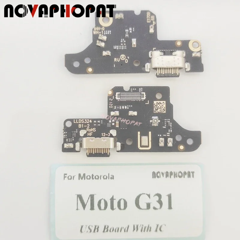 

Зарядная док-станция для Motorola Moto G31 с USB-разъемом и микрофоном