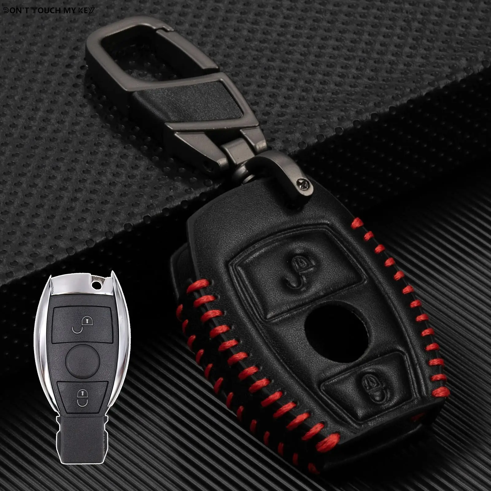 Custodia Per Portachiavi In Pelle Pu A 2 Pulsanti Custodia Per Mercedes Benz A B C E Classe S Cla Cls Gl Gls Gla Glk Slk Sls Amg Glc