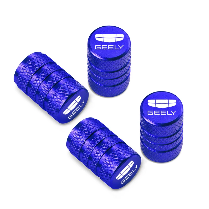 For Geely Atlas Coolray Emgrand EC7 EC8 X7 EX7 CK2 Car Wheel Tire Valve Caps Tyre Stem Covers Airdus