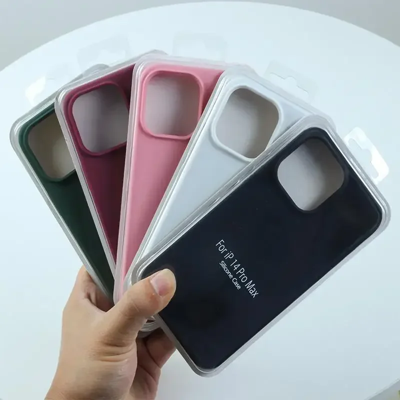 Luxurious Shockproof Liquid Silicone Soft Cover