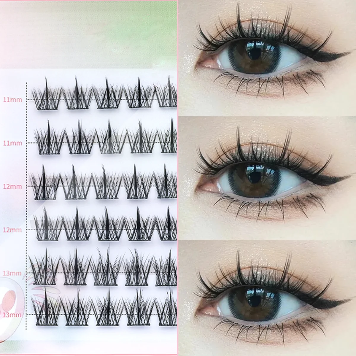 レスま　まつ毛　3パーツ×4 Amazon | 【レスま】Amazon限定・レスまお試しキット（お試しレッスン4