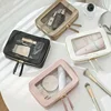 1pc Transparent Cosmetic Bag Waterproof Toiletry Bag Zipper Organizer For Cosmetics And Travel Essentials 4