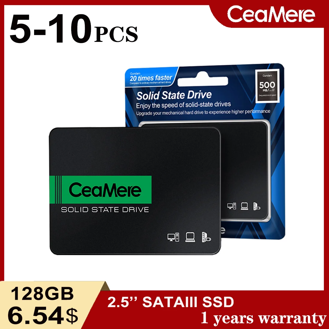 Ssd 128gb Ssd 256gb For Laptop Price Wholesale Solid State Drive