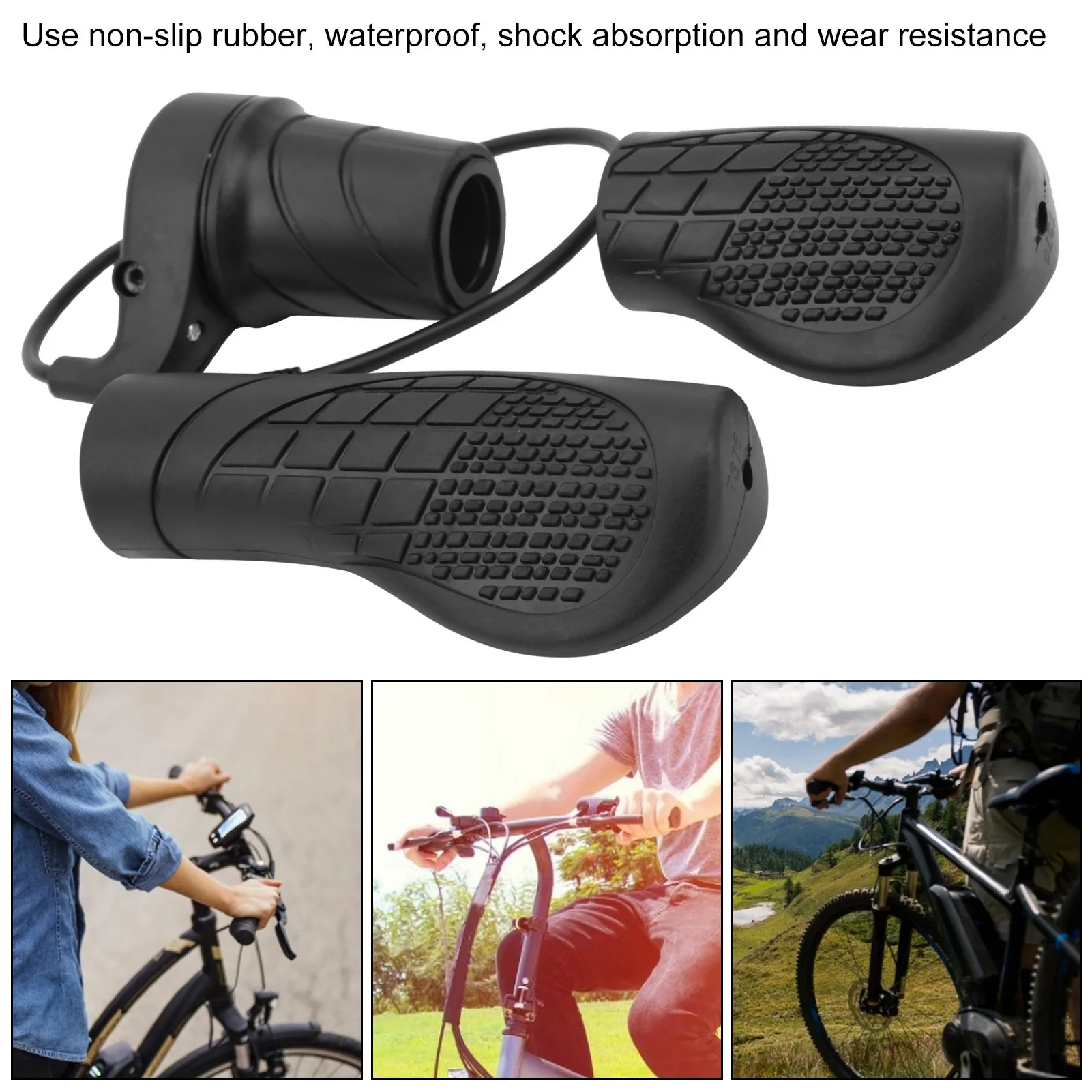Throttle Half Twist Throttle Electric Bicycle Mountain Bike Modified Part Waterproof Joint Connector Accessories