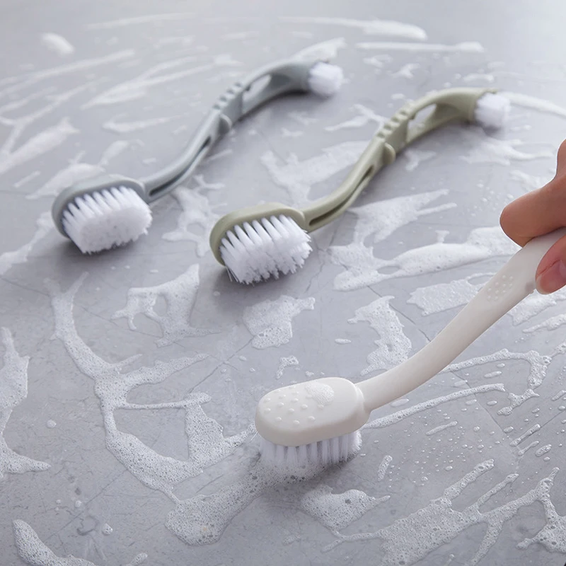 Double-end Shoes Brush Cleaner Sneaker White Shoes Cleaner Brush Multifunction Household Cleaning Brush Laundry Tool 4