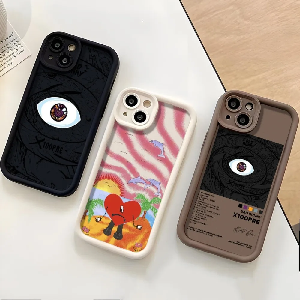Чехол Yo Perreo Sola Bad Bunny Maluma для iPhone 14 15 12 11 13 PRO MAX Plus, мягкая задняя крышка из ТПУ