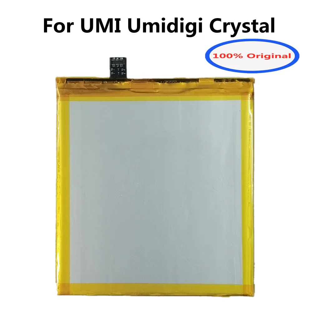 

Новинка 100% Оригинальный аккумулятор для телефона 3000 мАч для UMI Umidigi Crystal Высококачественная сменная батарея для смартфона перезаряжаемая батарея