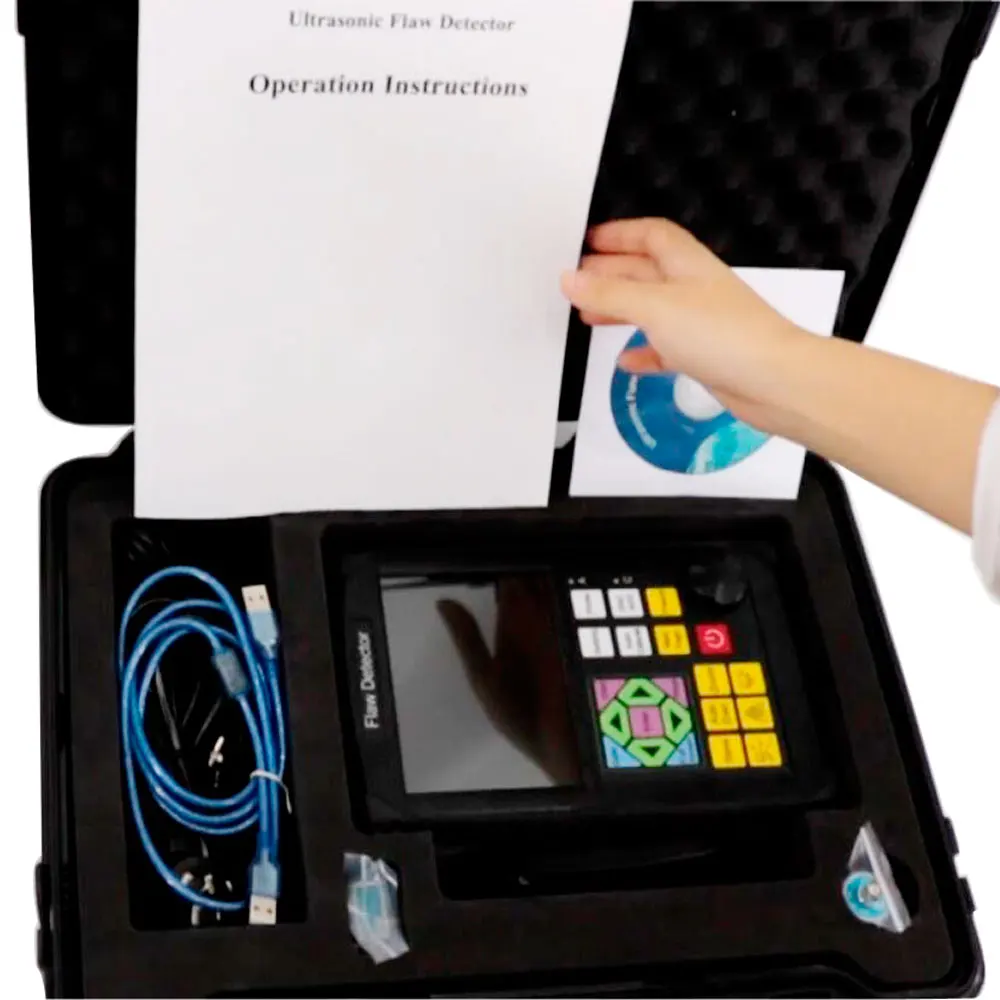 GR650 Portable Ultrasonic Flaw Detector NDT Instrument Crack, Inclusion Detector with Measuring Range:0~10000mm