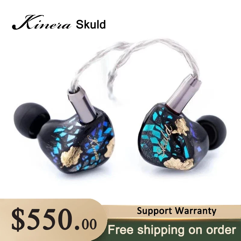 

Kinera Skuld 5 BA Driver In-ear Monitor IEM Earphone with Detachable 2pin Cable for Audiophile Musicians
