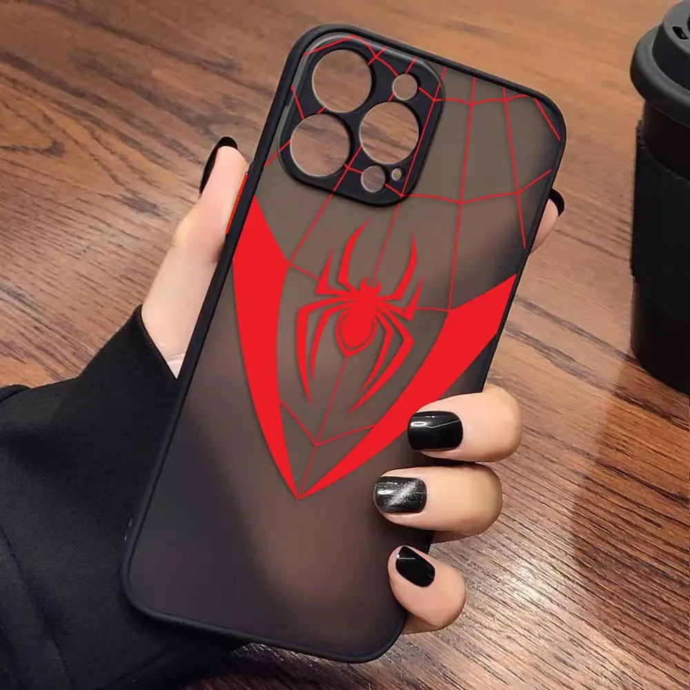 thumbnail image 1 of Funda para iPhone Apple 14 13 11 12 MINI Pro XS Max XR X 7 8 SE 2022 2020 6 Plus Funda Capa Shell Marvel Spiderman Venom LOGO, 1 of 5